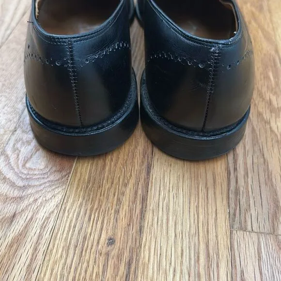 Allen Edmonds Astor Tassel Loafers Black Leather Slip On Dress Shoes Men’s 11