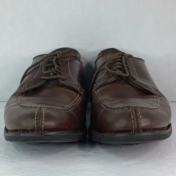 Allen Edmonds Clark Street Lace Up Oxford Men Dress Brown Leather Shoes 9