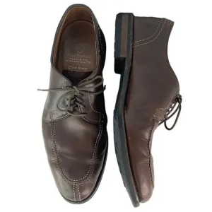 Allen Edmonds Clark Street Lace Up Oxford Men Dress Brown Leather Shoes 9