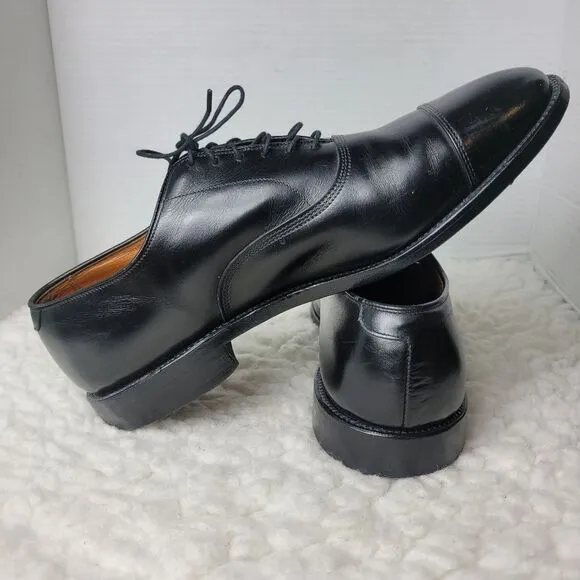 Allen Edmonds Park Avenue Mens Oxford Size 10 D  Black Leather Dress Shoes