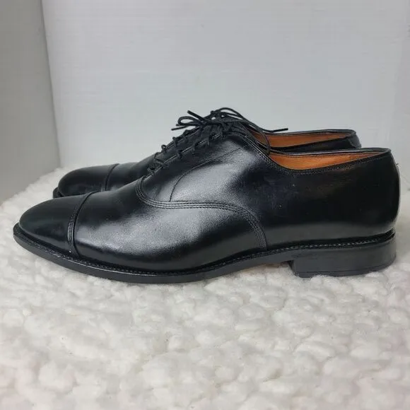 Allen Edmonds Park Avenue Mens Oxford Size 10 D  Black Leather Dress Shoes