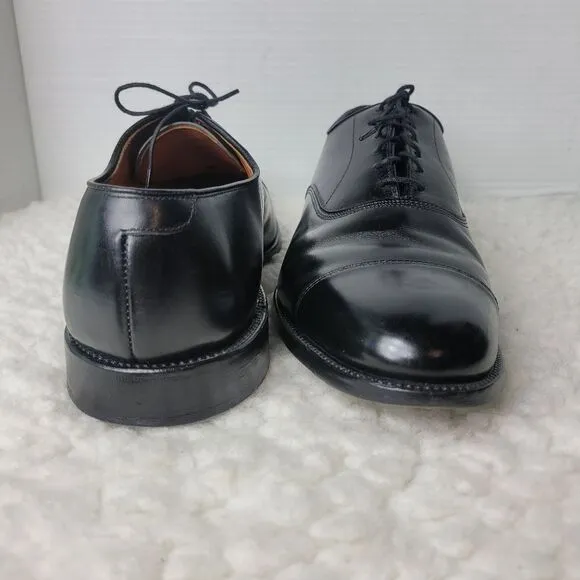 Allen Edmonds Park Avenue Mens Oxford Size 10 D  Black Leather Dress Shoes
