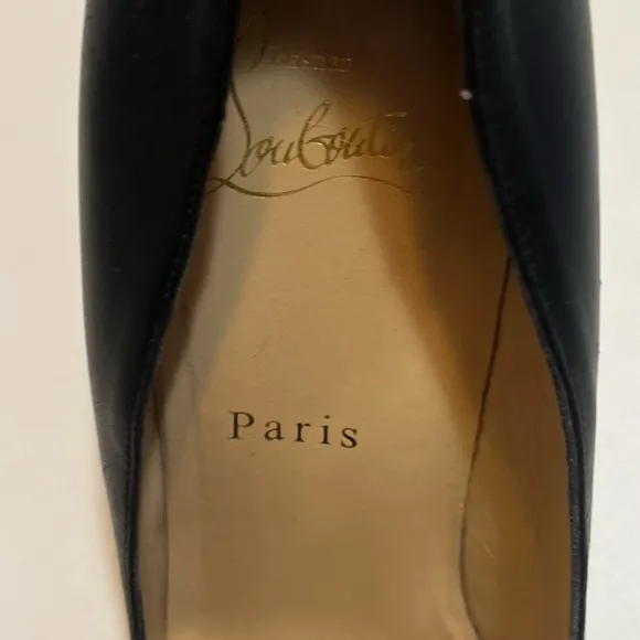 AMPUTEE ONE SHOE ONLY Christian Louboutin Women’s Sz 38 1/2 Black Stiletto