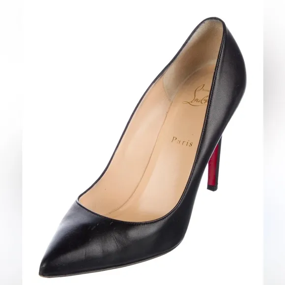 AMPUTEE ONE SHOE ONLY Christian Louboutin Women’s Sz 38 1/2 Black Stiletto