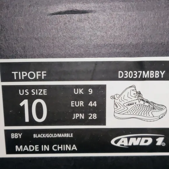 And 1 TIPOFF ATLETICS SHOES Men's