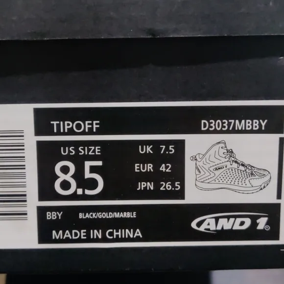 And 1 TIPOFF ATLETICS SHOES Men's