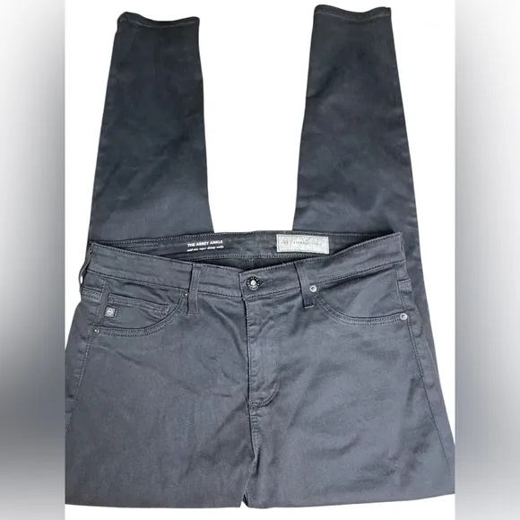 Anthropologie AG The Abbey Ankle Jeans Skinny Dark Sz 28R Mid Rise.