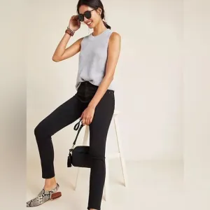 Anthropologie AG The Abbey Ankle Jeans Skinny Dark Sz 28R Mid Rise.