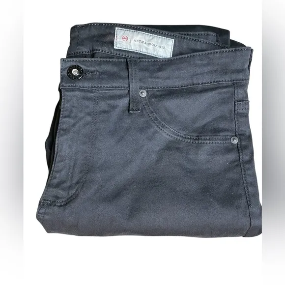 Anthropologie AG The Abbey Ankle Jeans Skinny Dark Sz 28R Mid Rise.