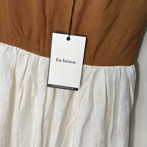 Anthropologie En Saison Palmero V Neck Maxi Dress
