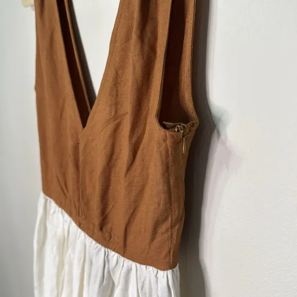 Anthropologie En Saison Palmero V Neck Maxi Dress