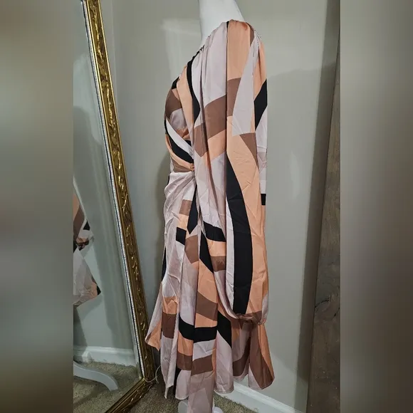 Anthropologie HUTCH Geo Wrap Mini Dress.  Size Small