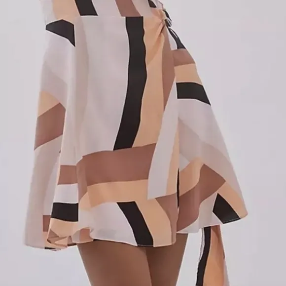 Anthropologie HUTCH Geo Wrap Mini Dress.  Size Small