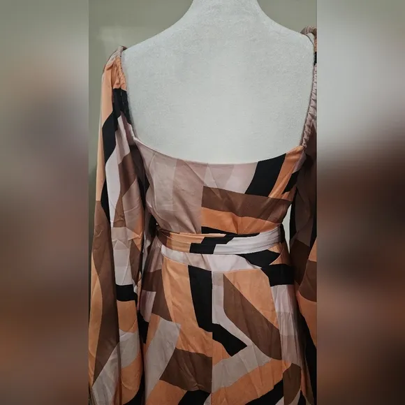 Anthropologie HUTCH Geo Wrap Mini Dress.  Size Small