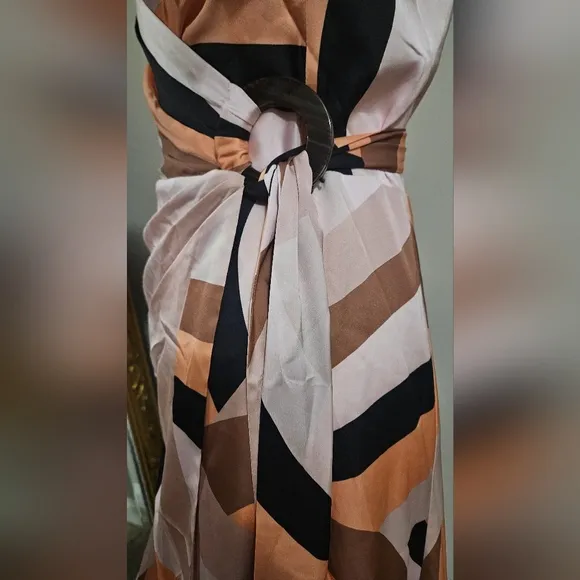 Anthropologie HUTCH Geo Wrap Mini Dress.  Size Small