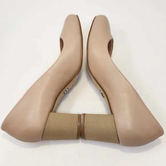 Antonia Saint New York All Day Night Nude Heels Pumps Size 8 B Comfort Shoes