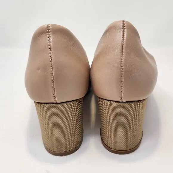 Antonia Saint New York All Day Night Nude Heels Pumps Size 8 B Comfort Shoes