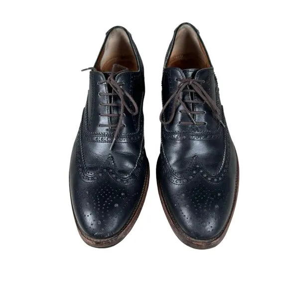 Antonio Maurizi‎ Men's Leather Wingtip Oxford Dress Shoes Size 43 / US 9.5-10