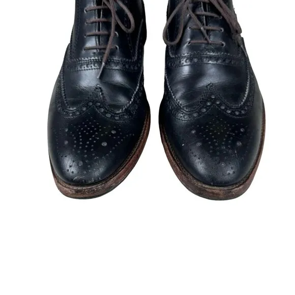 Antonio Maurizi‎ Men's Leather Wingtip Oxford Dress Shoes Size 43 / US 9.5-10