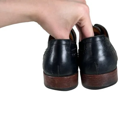 Antonio Maurizi‎ Men's Leather Wingtip Oxford Dress Shoes Size 43 / US 9.5-10