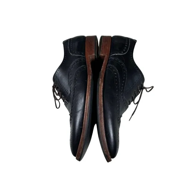 Antonio Maurizi‎ Men's Leather Wingtip Oxford Dress Shoes Size 43 / US 9.5-10