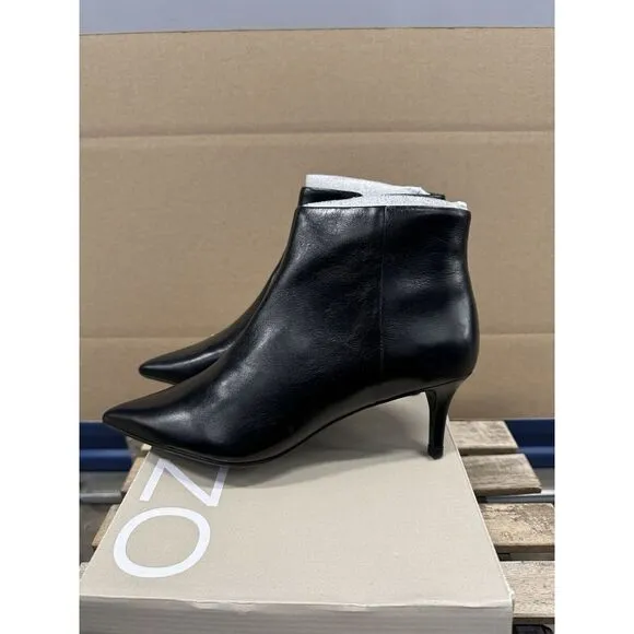 AREZZO Women's Black Ankle Stiletto Boots,‎ 8 B New