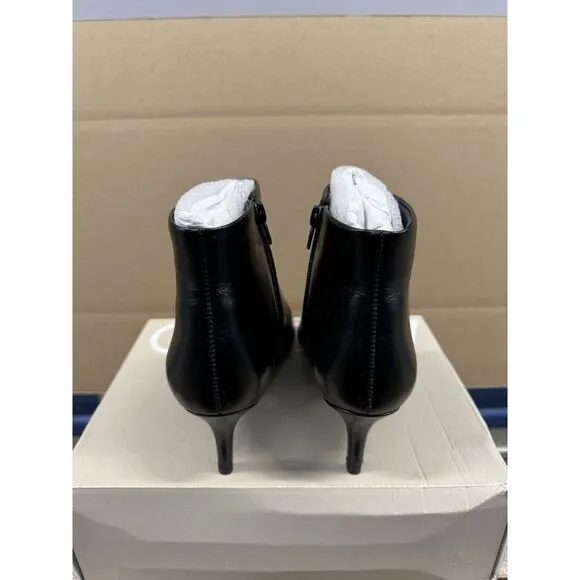 AREZZO Women's Black Ankle Stiletto Boots,‎ 8 B New