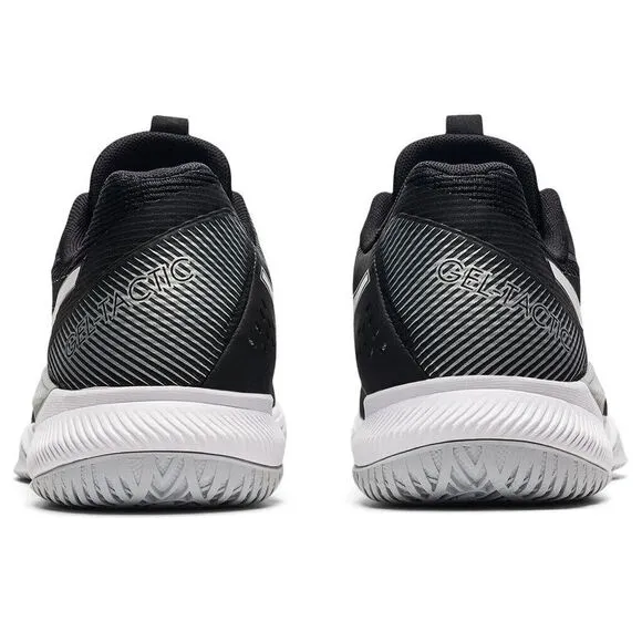Asics Gel-Tactic 1072A070.002 Women's US 12 Black White Volleyball Shoes EEE2541