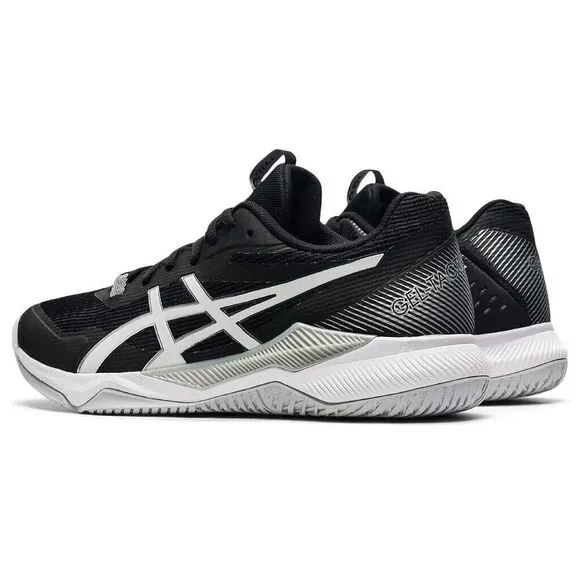 Asics Gel-Tactic 1072A070.002 Women's US 12 Black White Volleyball Shoes EEE2541