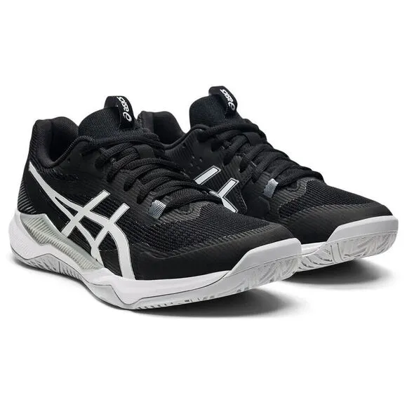Asics Gel-Tactic 1072A070.002 Women's US 12 Black White Volleyball Shoes EEE2541