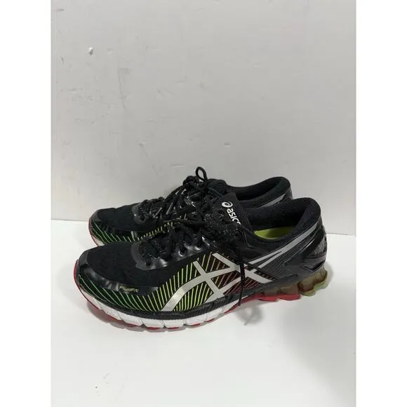 ASICS Kinsei 6 ‘Laser Show’ T642N Black Green Orange IGS Size 13 snekaker Shoes