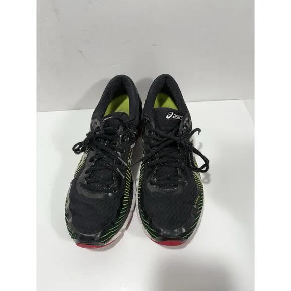 ASICS Kinsei 6 ‘Laser Show’ T642N Black Green Orange IGS Size 13 snekaker Shoes