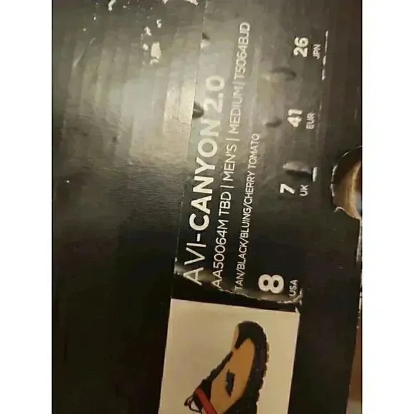 AVIA Avi-Canyon 2.0 Mens Shoes Size 8 Tan Black Blue Cherry NIB