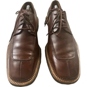Bachrach Banderas Leather Outer &amp; Lining Dress Oxford Handmade Shoes Sz 9.5