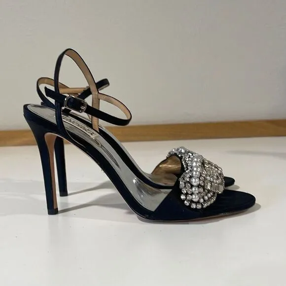 Badgley Mischka Black Sandals Size 8.5