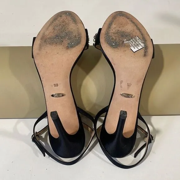 Badgley Mischka Black Sandals Size 8.5