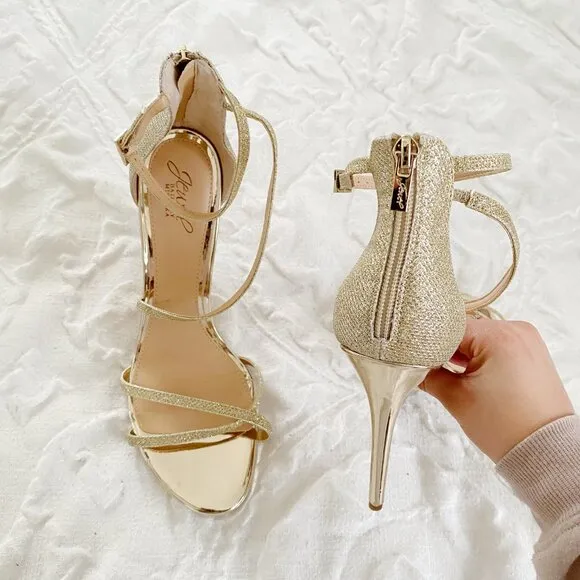 Badgley Mischka Galen Platform Glitter Heels Size 11 New $110