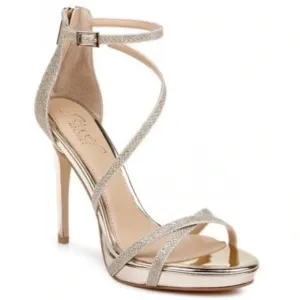 Badgley Mischka Galen Platform Glitter Heels Size 11 New $110