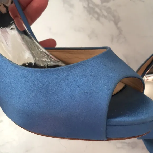 Badgley Mischka Vicki Crystal Embellished Heels
