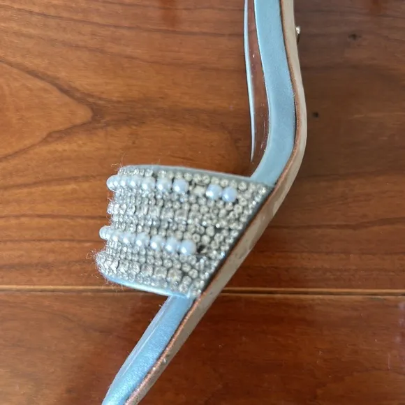 Badgley Mischka Wedding Sandals Blue Size 7.5