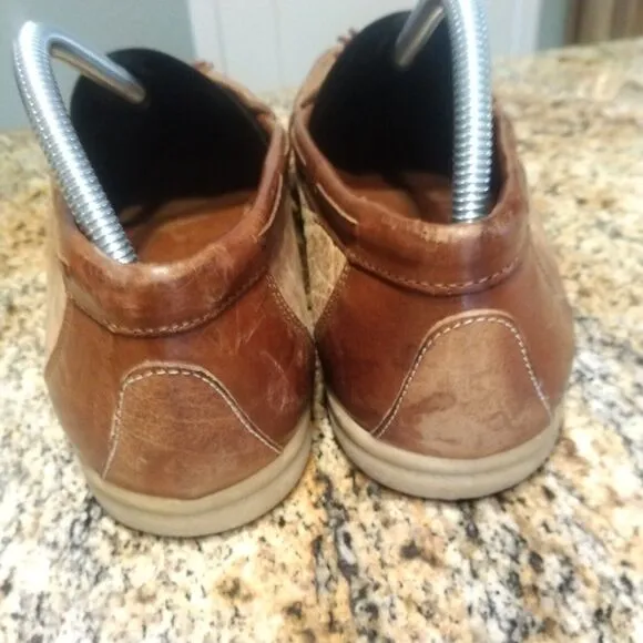 Bally Riva Slip On Tassel Loafers Brow Leather Dress Shoes Men's Size 11 M