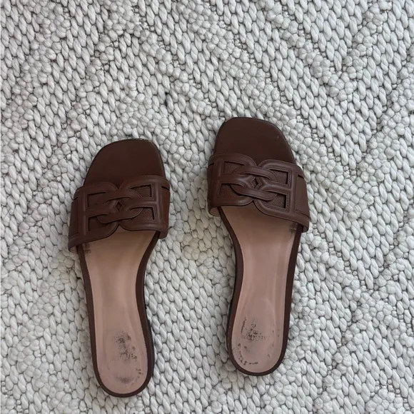 Bally Women's Brown Slide Sandals