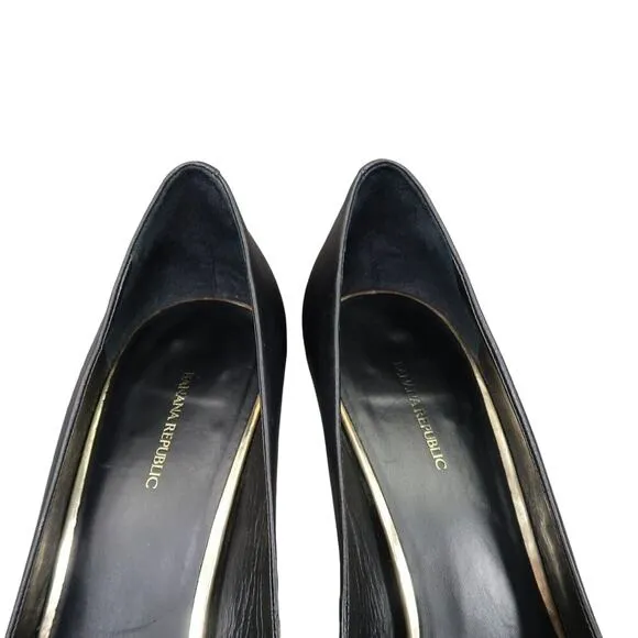 Banana Republic Shoes Womens 9.5 Pump Classic Stiletto Fashion Leather Point Toe