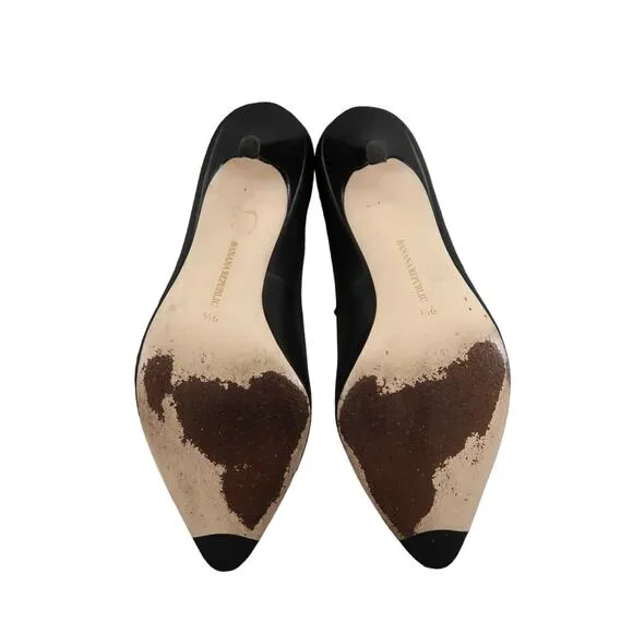 Banana Republic Shoes Womens 9.5 Pump Classic Stiletto Fashion Leather Point Toe