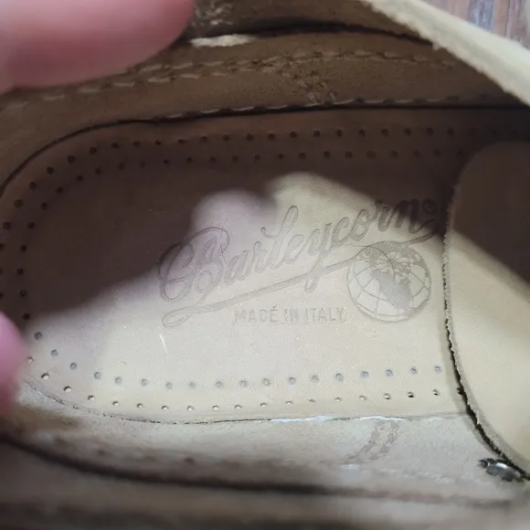 Barleycorn Tan Suede Shoes size 9