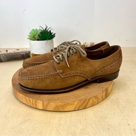 Bass Weejuns | Tan Nubuck Oxfords Tie Shoes Size 8.5