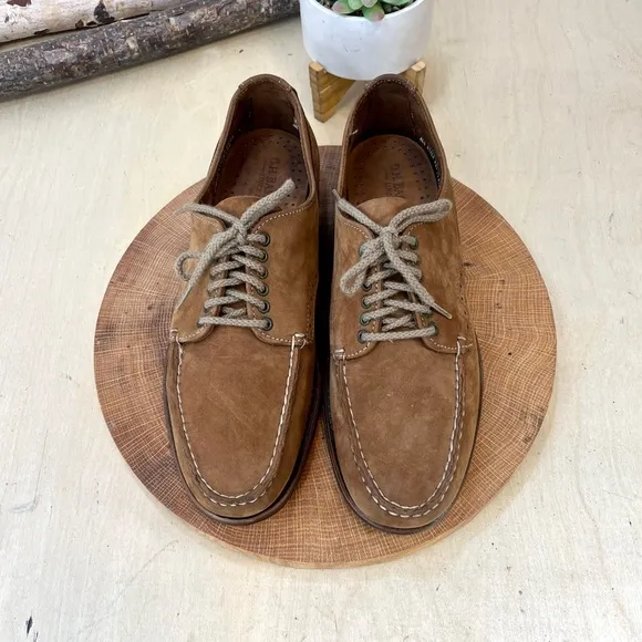 Bass Weejuns | Tan Nubuck Oxfords Tie Shoes Size 8.5