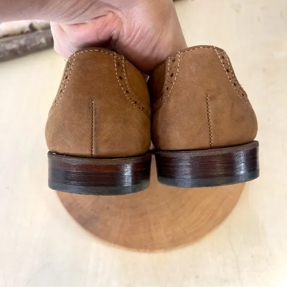 Bass Weejuns | Tan Nubuck Oxfords Tie Shoes Size 8.5