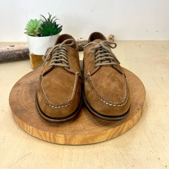 Bass Weejuns | Tan Nubuck Oxfords Tie Shoes Size 8.5