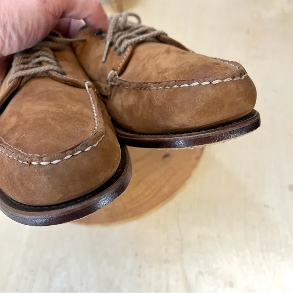 Bass Weejuns | Tan Nubuck Oxfords Tie Shoes Size 8.5